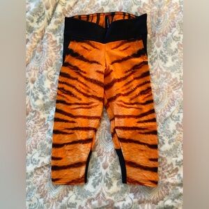 Blackmilk Kids Tiger Striped Capri Active Leggings